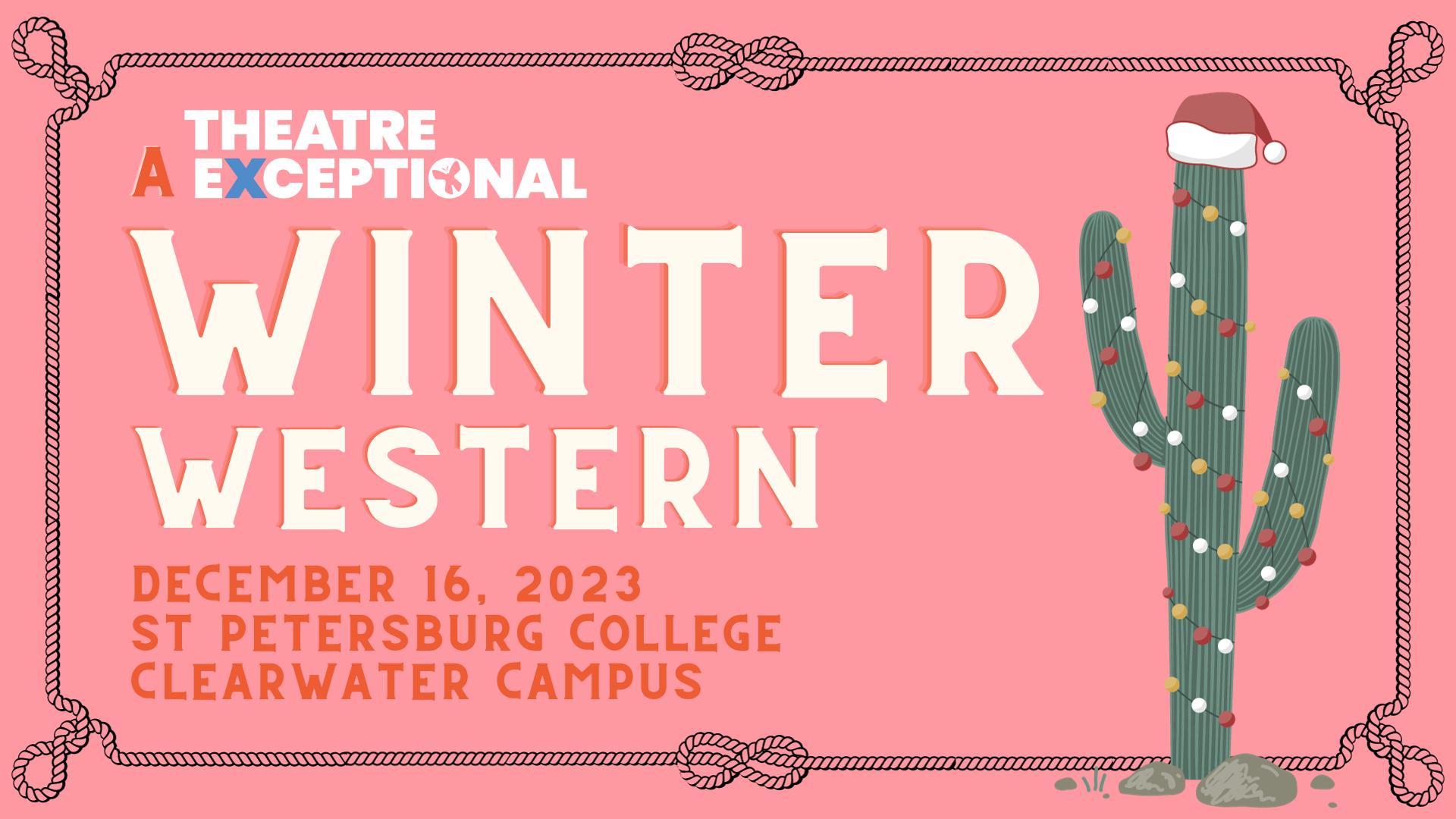 Theatre eXceptional Winter Western poster.