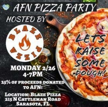 This graphic is for AFN Pizza Party.