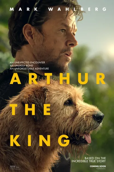 This is a movie poster for Arthur the King.