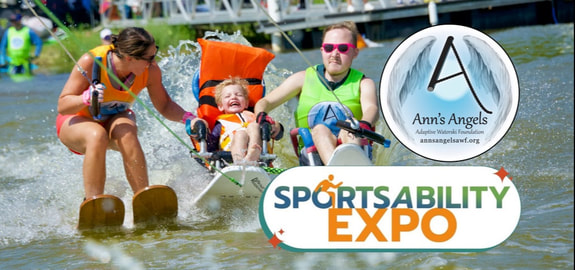 This graphic is for the SportsAbility WaterSKi Event.