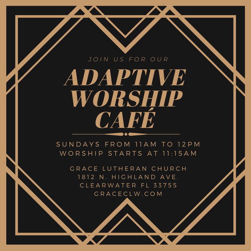 This graphic is for Adaptive Worship Cafe