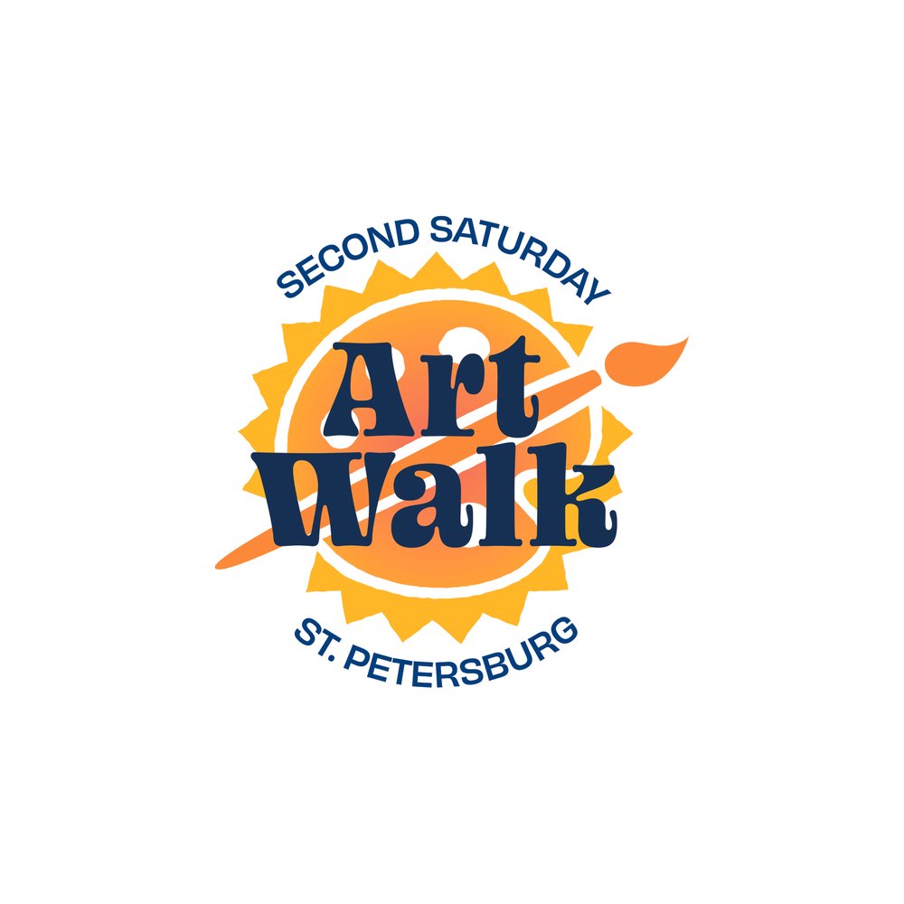 This graphic is for the Second Saturday Artwalk - St. Petersburg.